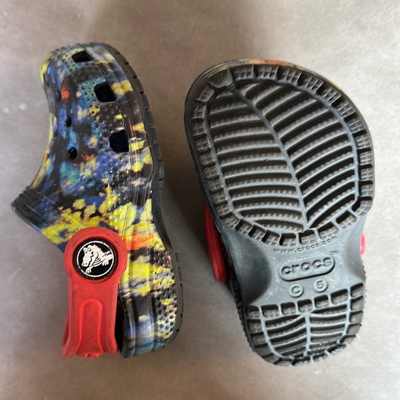 Multi Color Crocs / Size 5 C - Picture 3 of 4